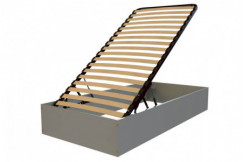 Lit coffre 90x190 - 1 place bois massif