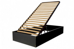 Lit coffre 90x190 - 1 place bois massif