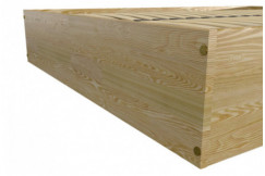 Letto 2 posti contenitore con testiera in legno - 140x200