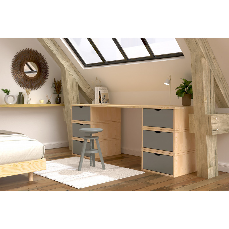 Adjustable stool with screw | ABC Meubles