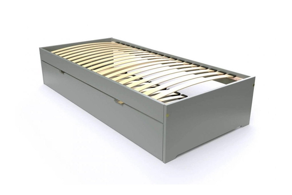 Lit gigogne 90x190 Malo pin massif