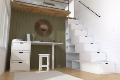 Scaffale a scala 175 cm