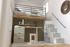 Scaffale a scala 125 cm