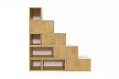 Staircase with storage 125 cm