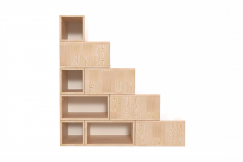 Staircase with storage 125 cm