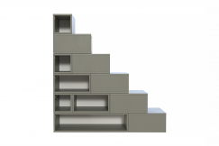 Scaffale a scala 150 cm