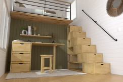 Scaffale a scala 150 cm