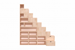 Scaffale a scala 225 cm