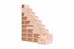 Scaffale a scala 225 cm