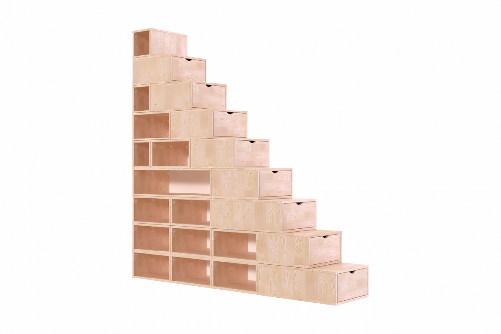 Scaffale a scala 225 cm