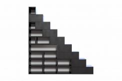 Scaffale a scala 225 cm