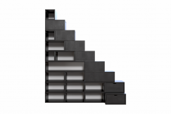 Scaffale a scala 225 cm