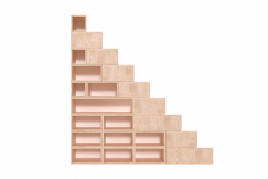 Scaffale a scala 225 cm