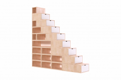 Staircase with storage 225 cm