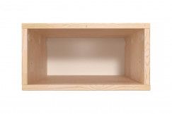 Aufbewahrungswürfel Holz 50x50 cm