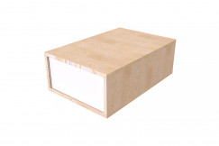 Cube de rangement bois 75x50 cm