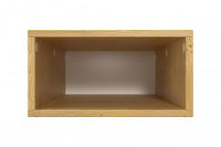 Cube de rangement bois 75x50 cm