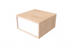 Cubo almacenaje de madera 50x50 cm + cajón
