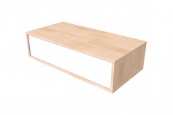 Cube de rangement bois 100x50 cm + tiroir