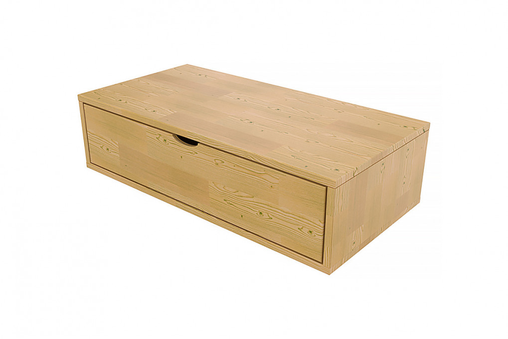 Aufbewahrungswürfel Holz 100x50 cm + Schublade