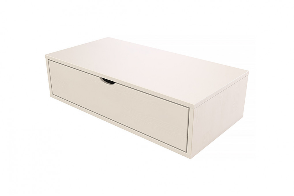 Aufbewahrungswürfel Holz 100x50 cm + Schublade