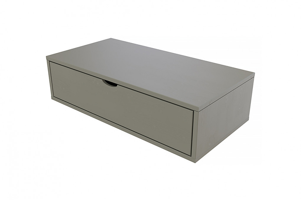 Cube de rangement bois 100x50 cm + tiroir