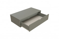 Cube de rangement bois 100x50 cm + tiroir