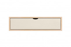 Aufbewahrungswürfel Holz 100x50 cm + Schublade