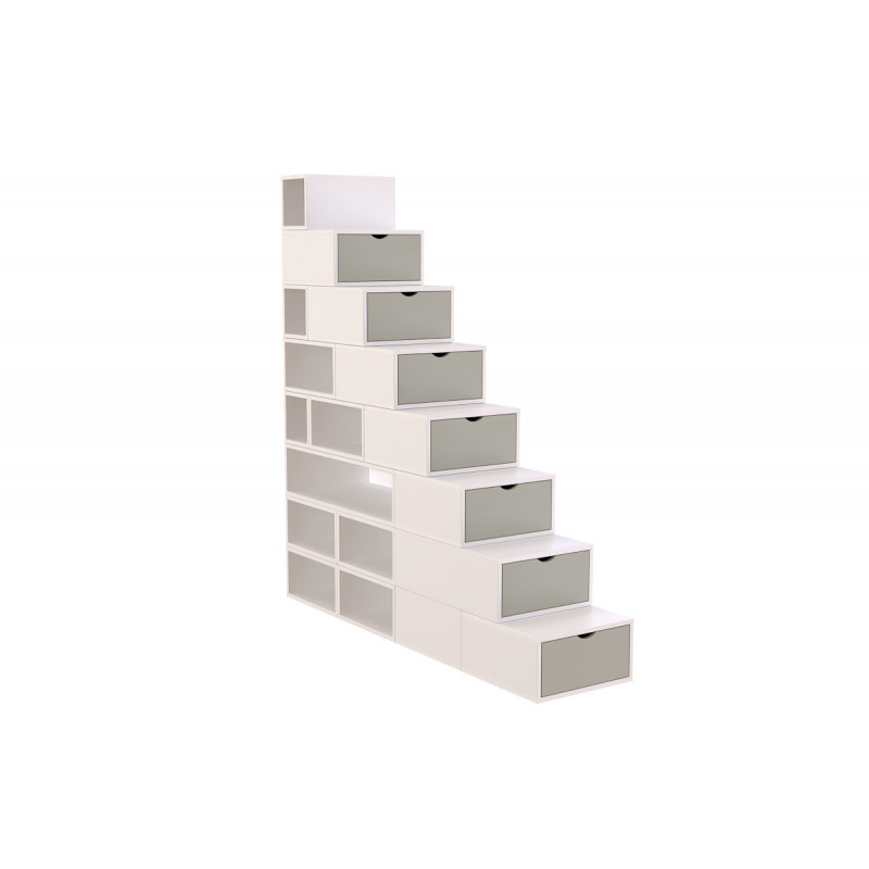 Escalier Cube de rangement hauteur 200 cm