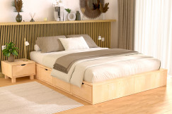 Cama con cajones Cube - 140x200