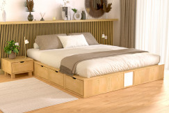 Cama con cajones Cubo - 160x200