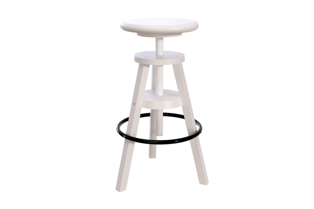 Tabouret de bar bois à vis