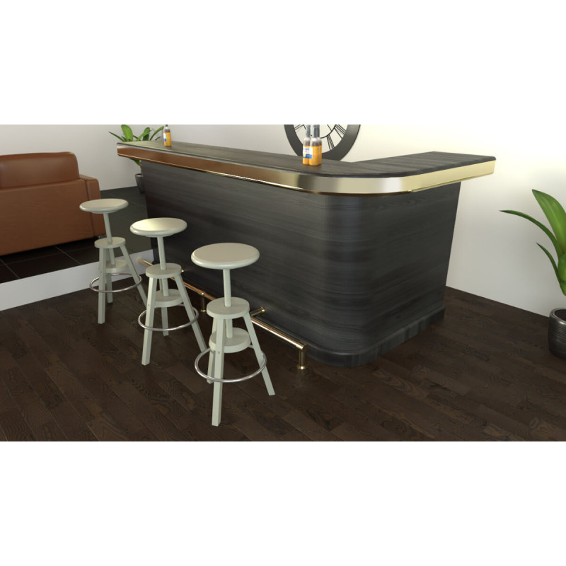 Tabouret de bar bois à vis | ABC Meubles