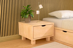 Comodino camera da letto con cassetto Cubo