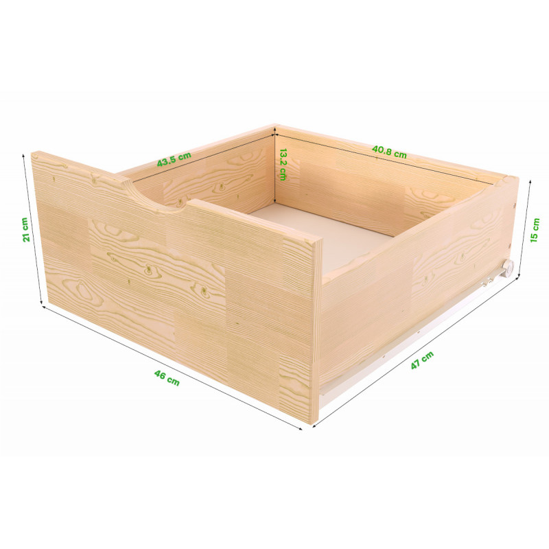 Block Storage Staircase 200cm wood | ABC Meubles Block Storage Staircase 200cm wood | ABC Meubles
