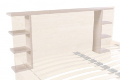 Opzione di riporre sul retro per la testiera in legno