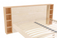 Opzione di stoccaggio con nicchie regolabili per la testiera