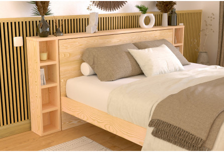 Optionale Aufbewahrung verstellbare Nischen für das Kopfende des Bettes