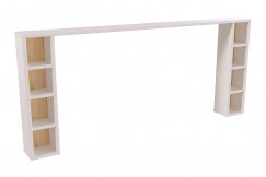 Opzione di stoccaggio con nicchie regolabili per la testiera