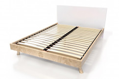 Skandinavisches Bett Viking 140x190 aus Massivholz