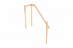 Option stair banister for cube staircase