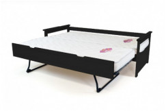Trundle bed 80x200 Topaze in solid pine