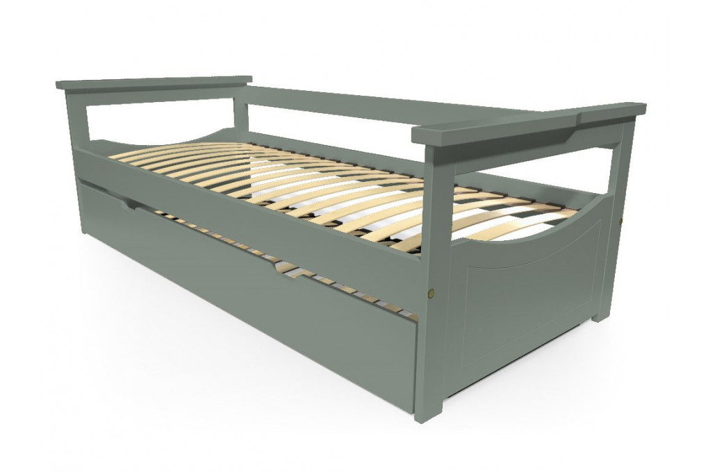 Lit Gigogne 80x200 Topaze Pin massif