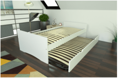 Cama nido 90x200 ABC pino macizo