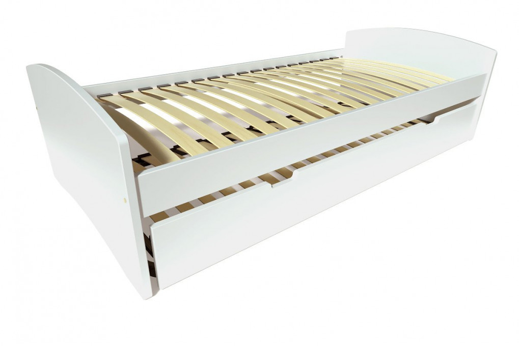 80x200 Trundle bed Happy in solid Pine