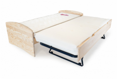 Ausziehbares bett 80x200 Happy aus Massivholz