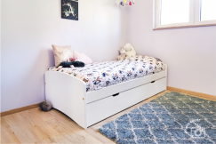 Ausziehbares bett 80x200 Happy aus Massivholz