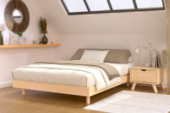 Rete a doghe di legno per 2 persone Kit France - 140x190