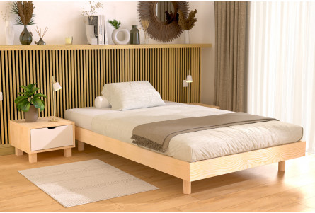 Lattenrost 120x190 cm Kit France aus Massivholz