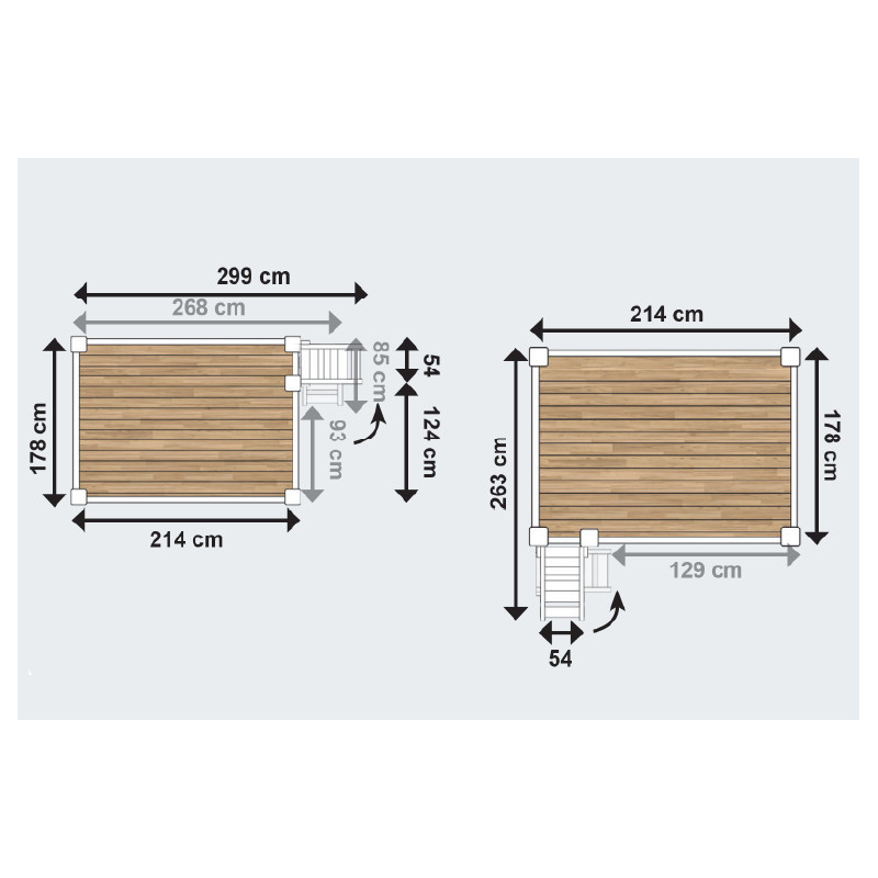Lit Mezzanine adulte 160x200 bois Alpage | ABC Meubles